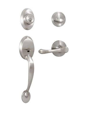 Weslock 02810-VFR2D Hillcrest Single Cylinder Handleset with Somerset Lever