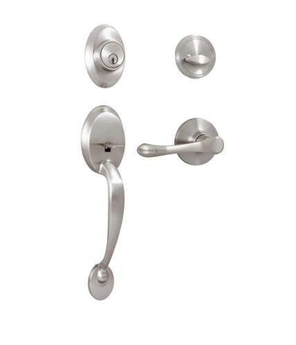 Weslock 02815-V0020 Hillcrest Dummy Handleset with Somerset Lever