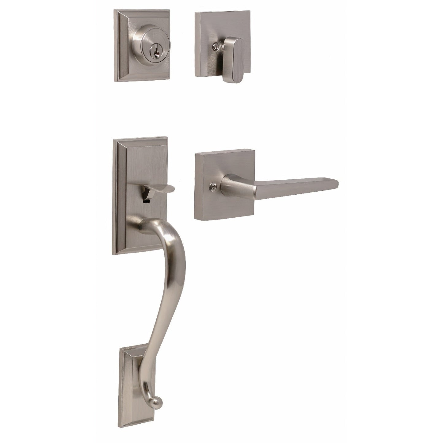 Weslock 02860-7-FR2D Mayo Single Cylinder Handleset with Philtower Door Lever.