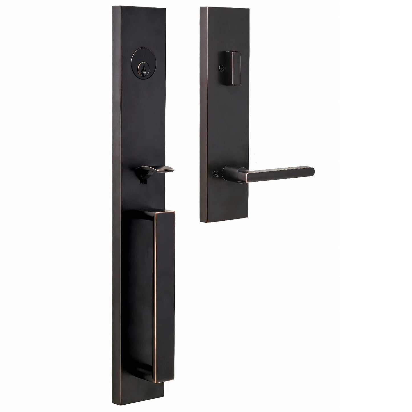 Weslock 02890-5-SL2D Xanthis Single Cylinder Handleset with Atlas Door Lever