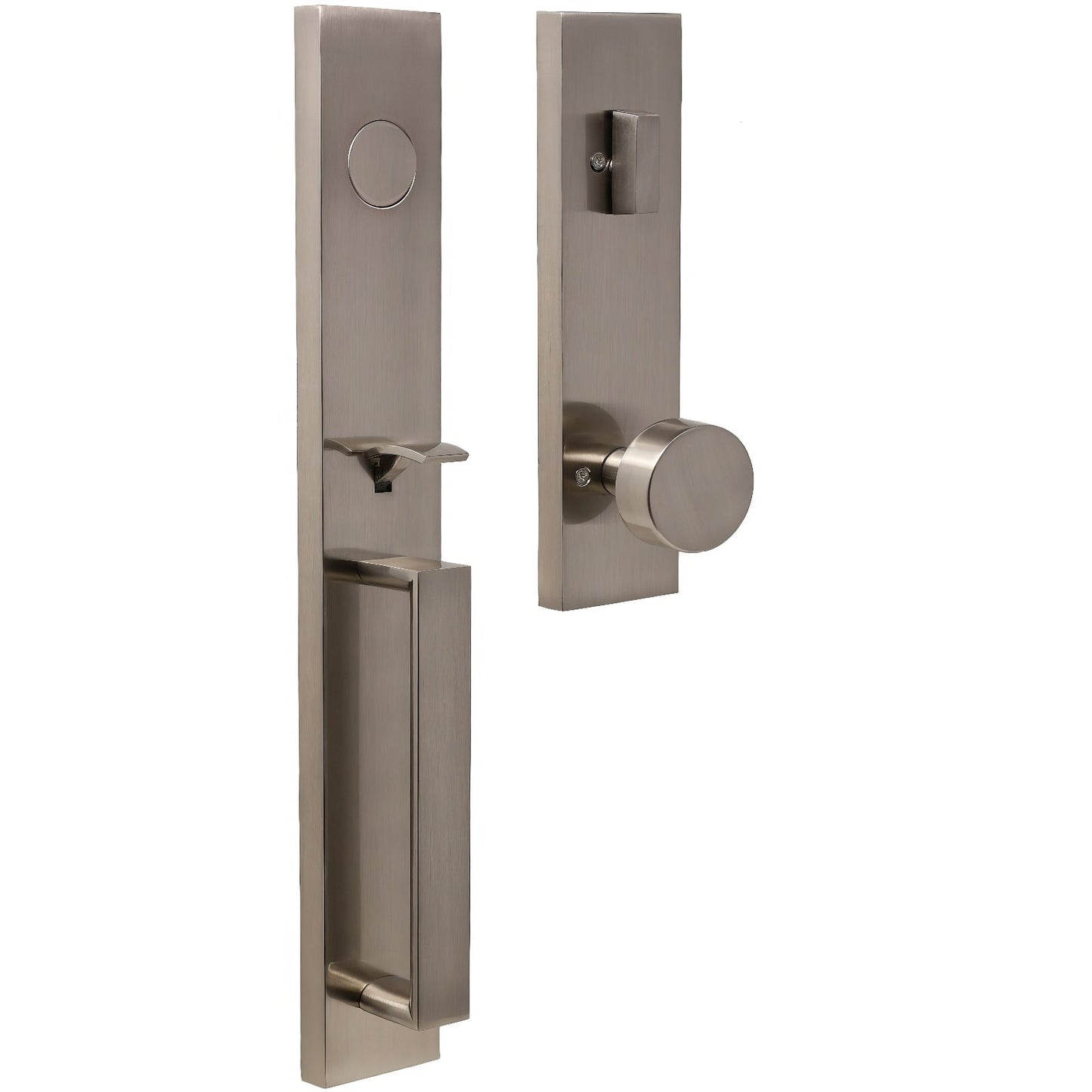 Weslock 02895-4-0020 Xanthis Dummy Handleset with Mesa Door Knob
