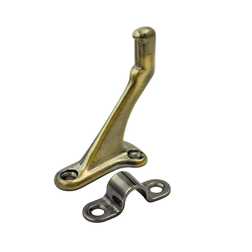 Ives 059A5 Aluminum Handrail Bracket Antique Brass Finish.