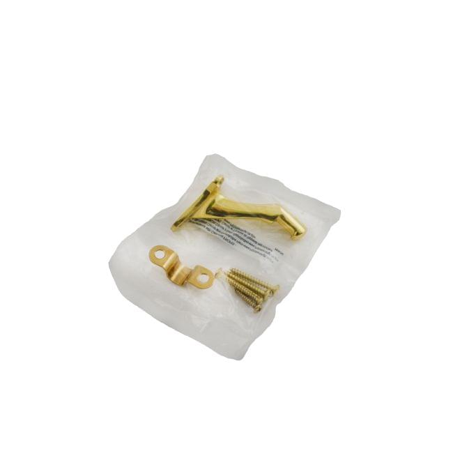 Ives 059B3 Solid Brass Handrail Bracket Bright Brass Finish.