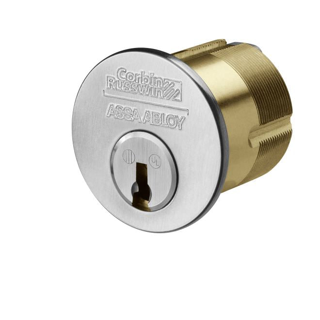 Corbin Russwin CR1000118A01626L4 1-1/8" 6 Pin Mortise Cylinder.
