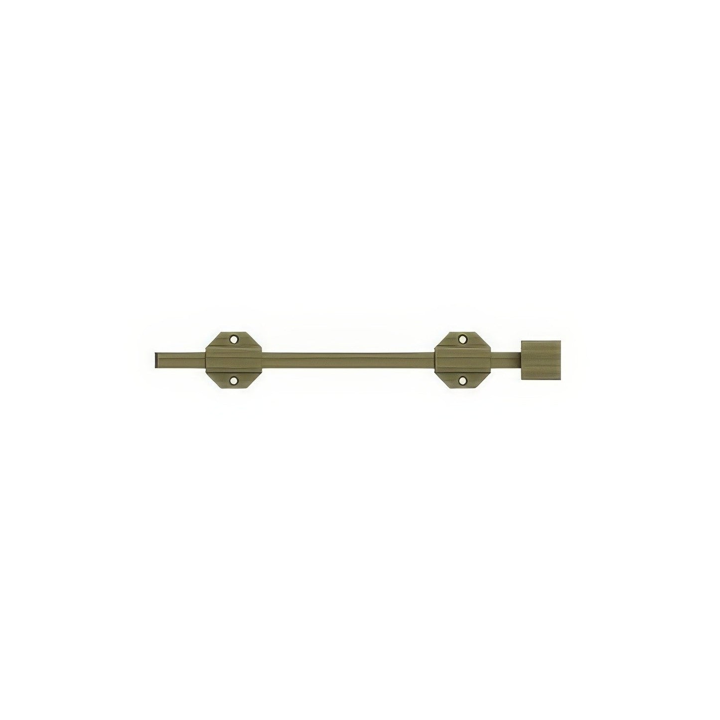 Deltana 12SBM Solid Brass 12-1/2" Modern Surface Bolt