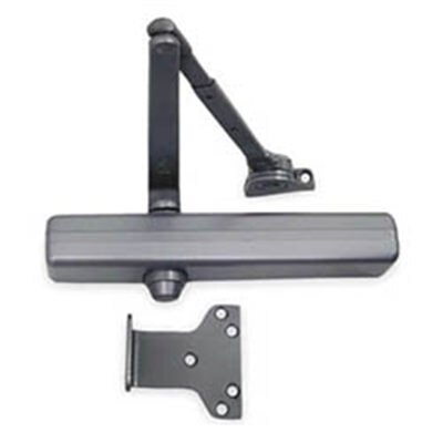 LCN 1461HWPAAL Parallel Arm Adjustable Surface Mounted Hold Open Door Closer with Thru Bolts 689