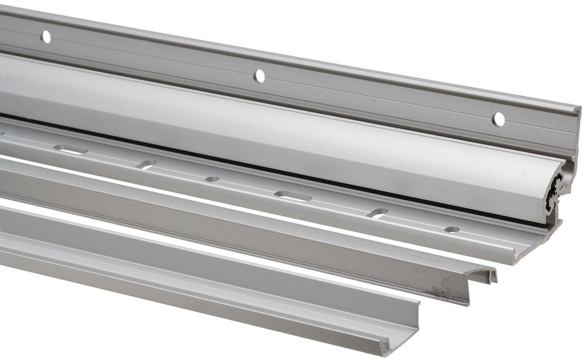 Ives 157XY8328 83" Heavy Duty Adjustable Full Surface Continuous Hinge Aluminum Finish.
