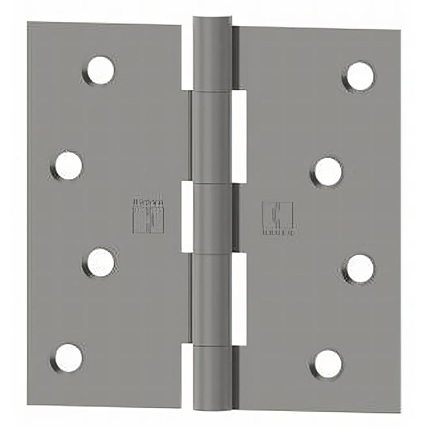 Hager 17413 3 x 3 Inch Plain Bearing Mortise Hinge with Square Corners