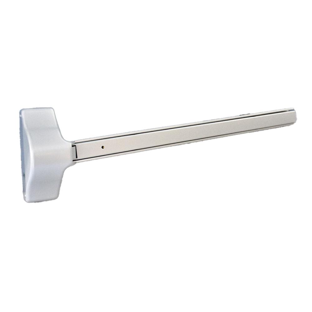 ASSA Abloy Accentra 181036689RHR Right Hand Reverse 3' x 7' Exit Only Economy Surface Vertical Rod Exit Device 689 Aluminum Finish.