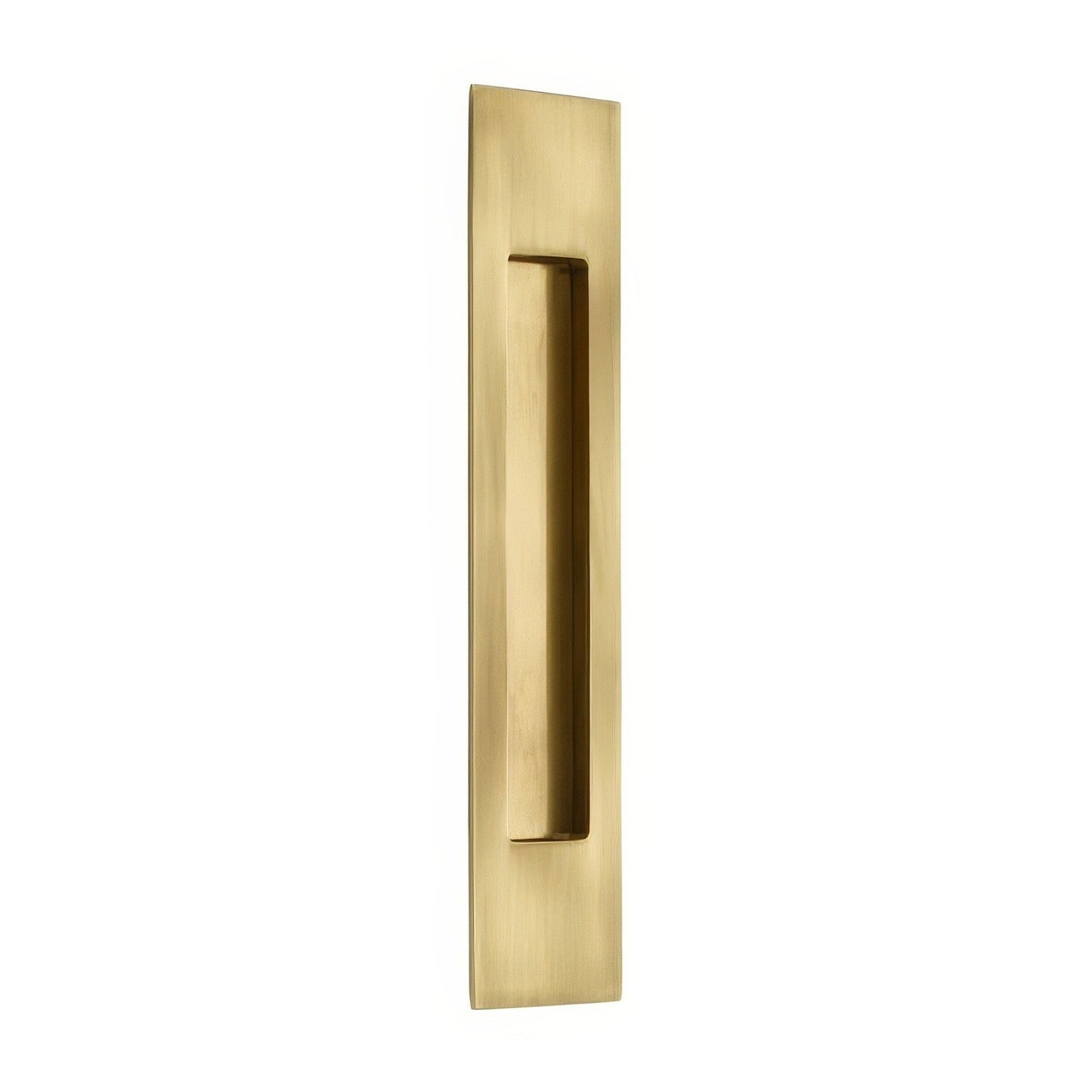 Emtek 10 Inch Modern Rectangular Flush Pull.
