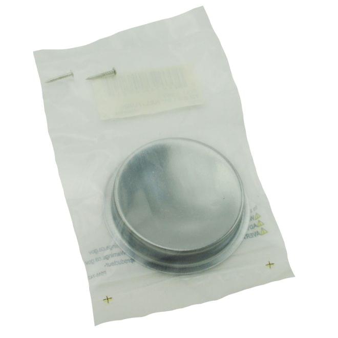 Ives 221B26 Solid Brass 2-1/8" Round Flush Pull Bright Chrome Finish.