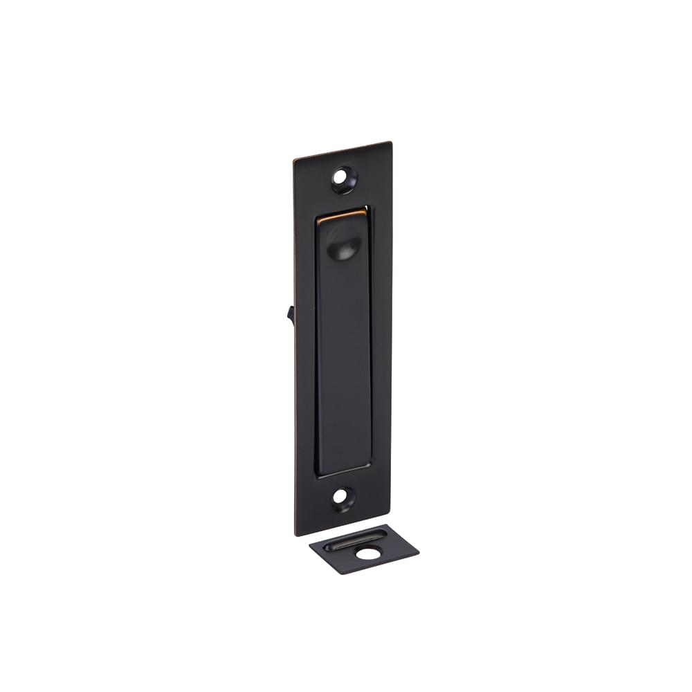 Emtek 2220US10B 1-1/4" x 4-5/8" Modern Rectangular Jamb Bolt Oil Rubbed Bronze Finish.