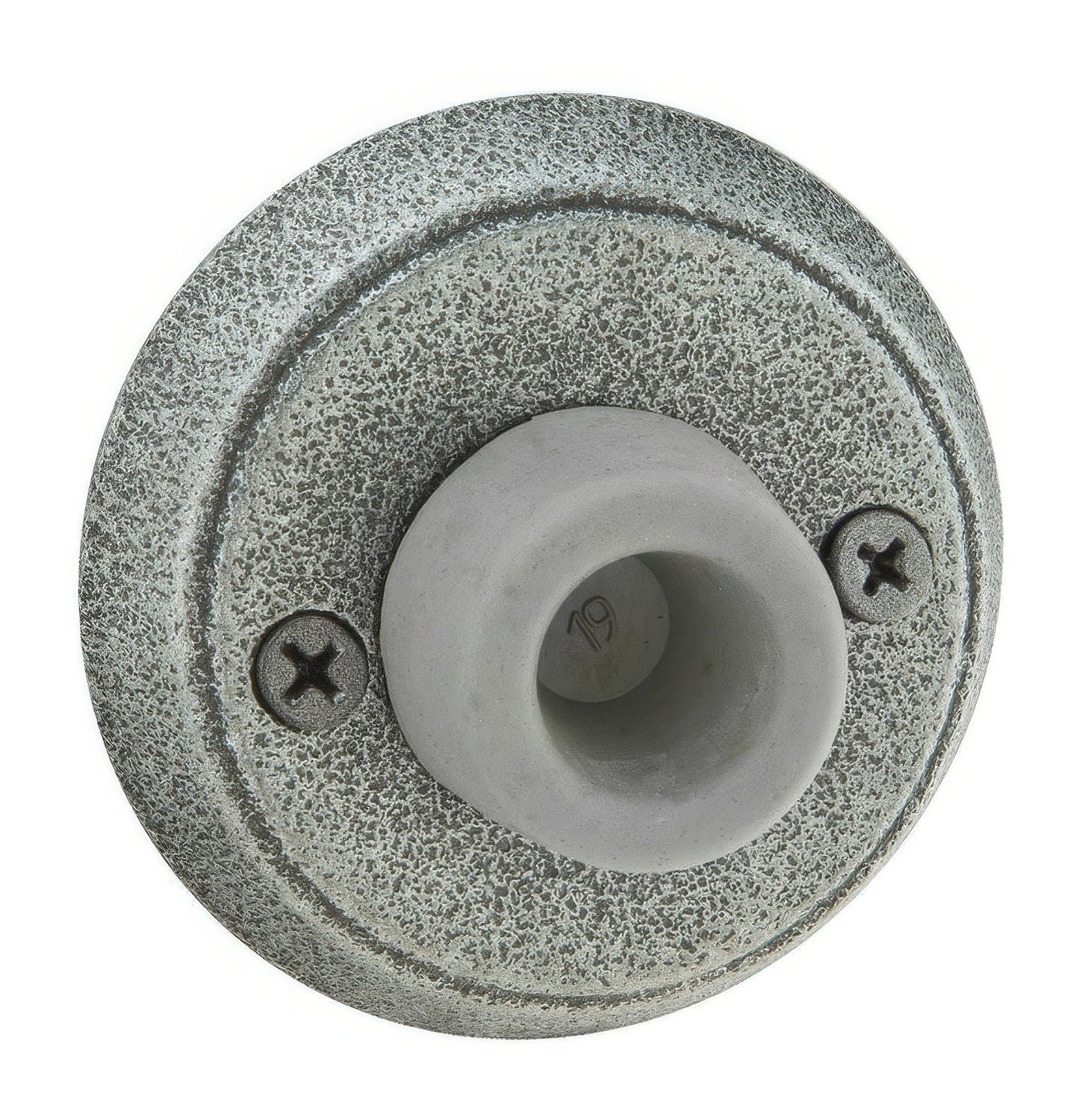 Emtek 2-5/8" Diameter Round Style Steel Lighted Doorbell Rosette.