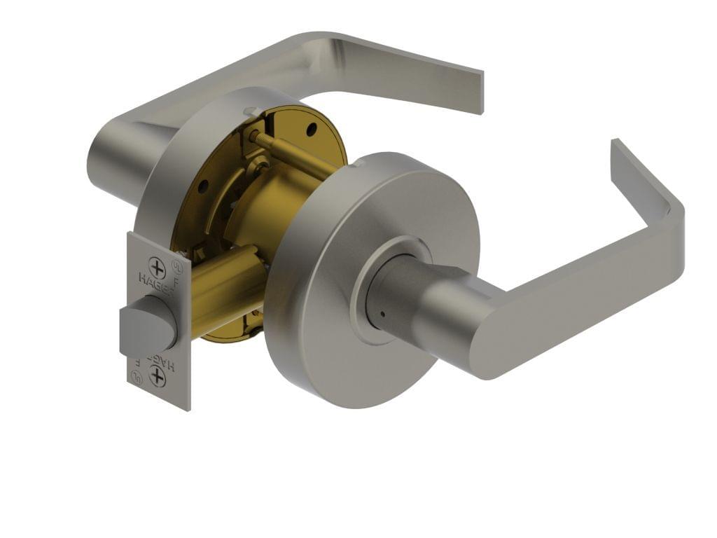 Hager 2510WTN26D Withnell Passage Cylindrical Lock Satin Chrome Finish.