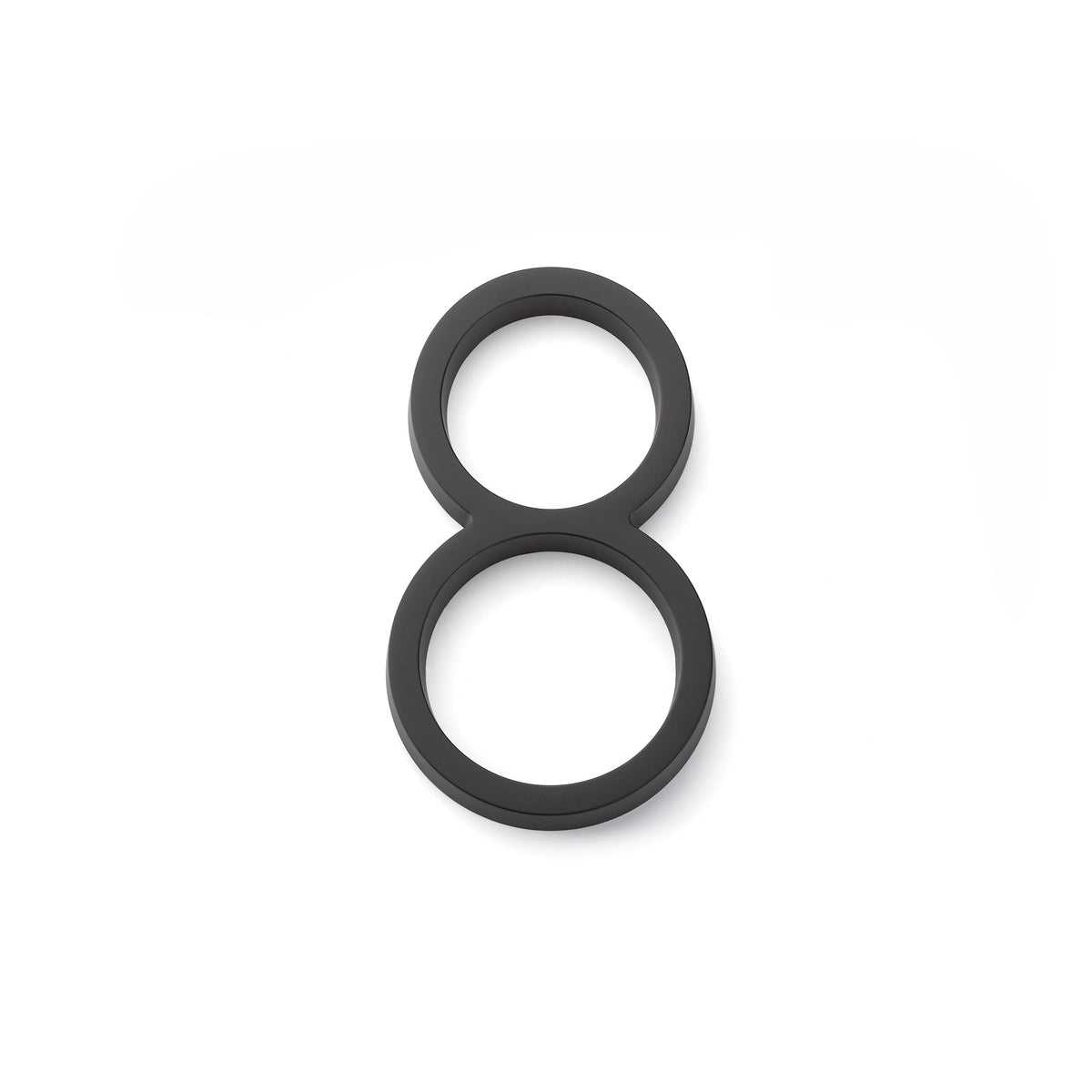 Emtek 2838US19 7" Modern # 8 House Number Flat Black Finish.
