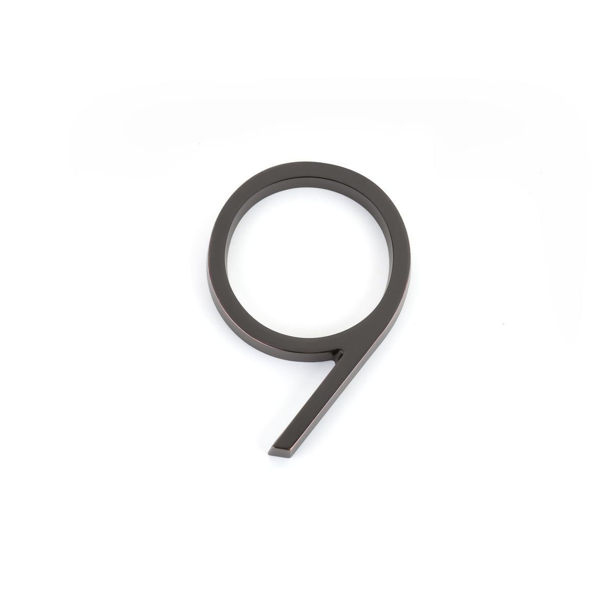 Emtek 2839US10B 7" Modern # 9 House Number Oil Rubbed Bronze Finish.