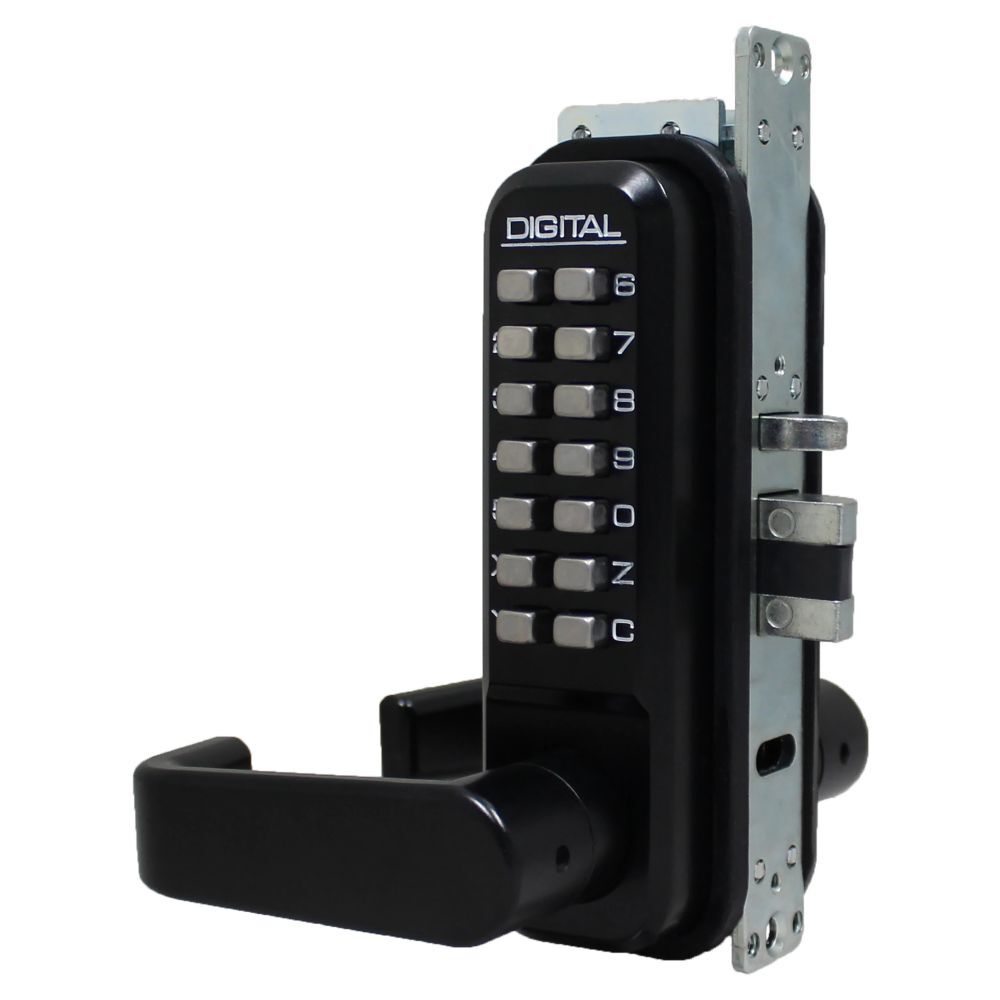 Lockey 2985JBMG Mechanical Keyless Narrow Stile Lever Lock Passage Single Combination
