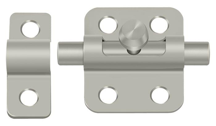 Deltana 2BBU15 2" Barrel Bolt; Satin Nickel Finish.