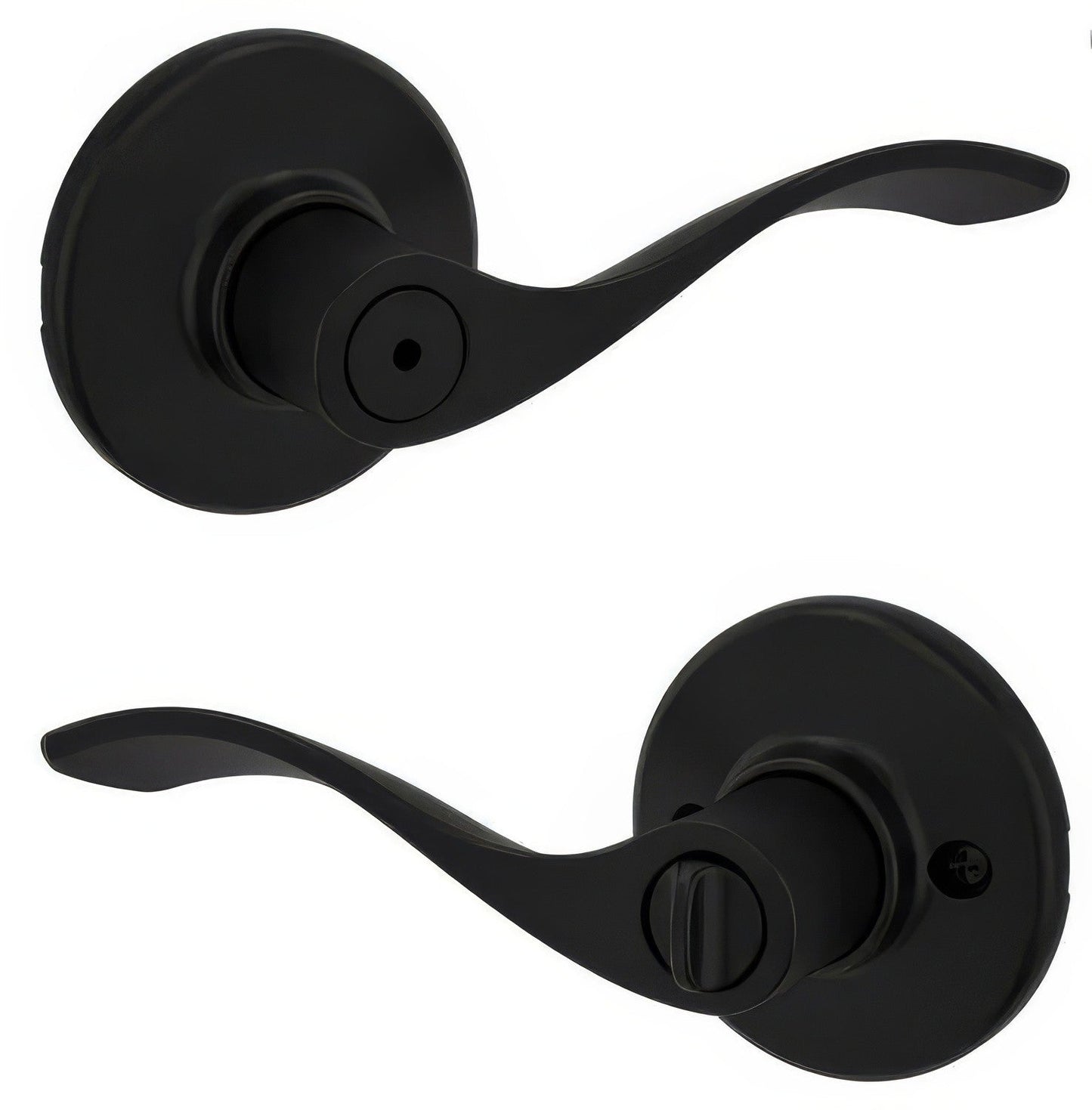 Kwikset 300BL Balboa Reversible Privacy Door Lever