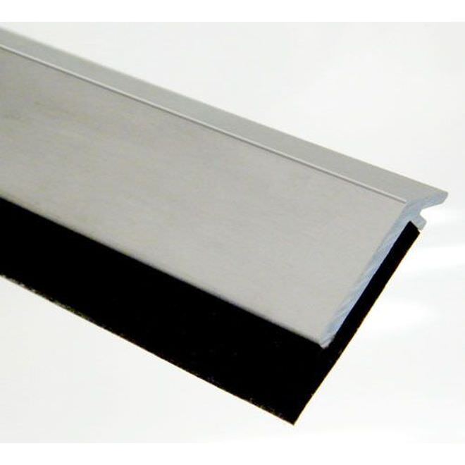 Pemko 315CN48 48 Inch Door Bottom Sweep with 7/16 Inch Neoprene Clear Aluminum Finish