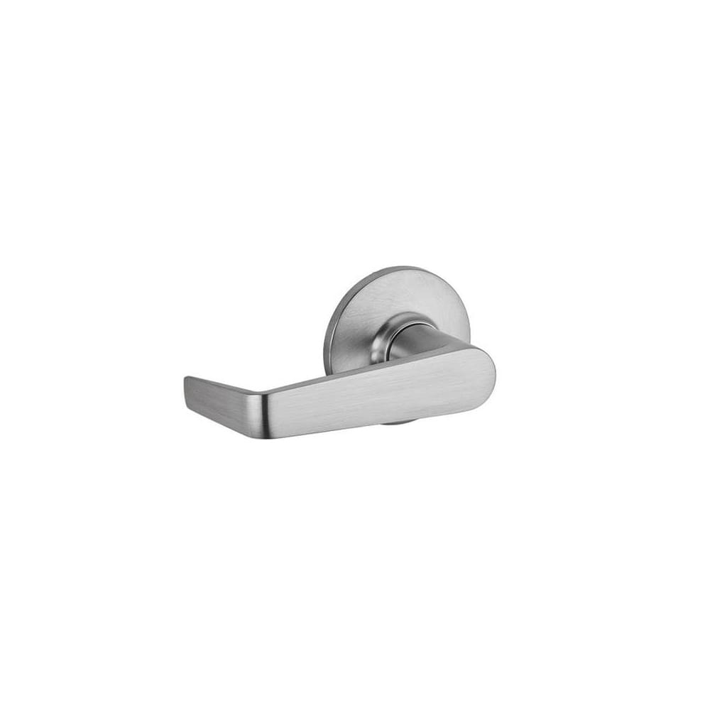 Kwikset 407CNL-26D Light Commercial Carson Lever Passage Door Lock with RCAL Latch and RCS 3031 Strike Satin Chrome Finish.