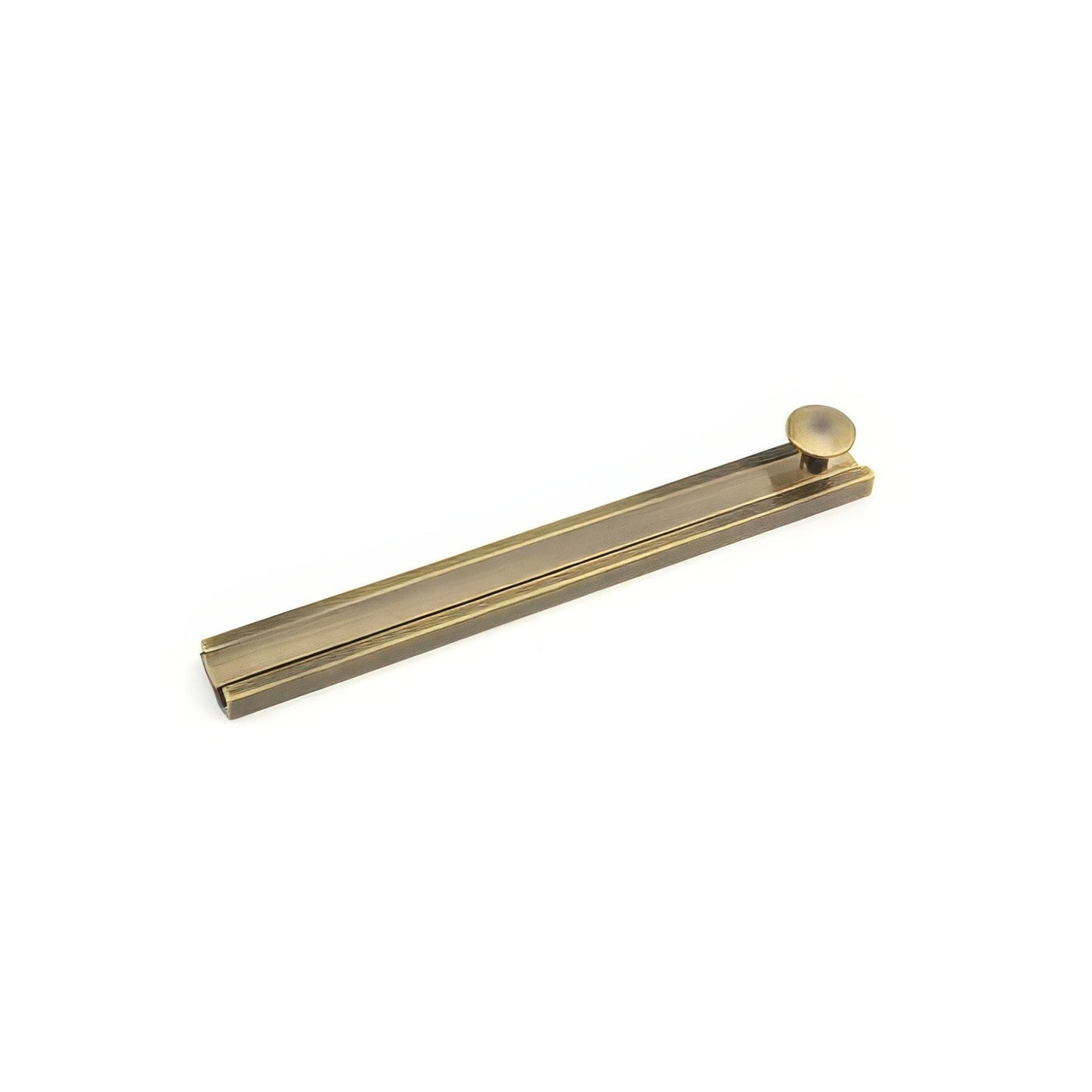 Ives 40B-6 6" Brass Modern Surface Bolt with 15/16" Throw