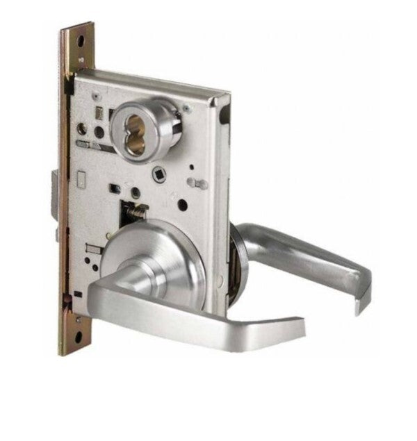 Best Access 45H7D15H626LH Mortise Lock 7 Pin Storeroom 15 Lever with H Rose Left Hand