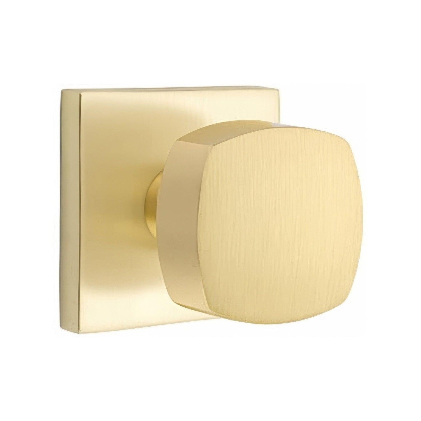 Emtek 5050FRKUS Freestone Knob Dummy Pair With Square Rose.