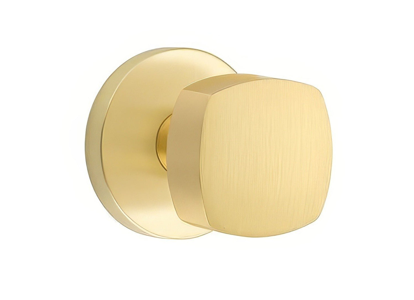 Emtek 5109FRKUS Freestone Knob 2-3/8" Backset Passage with Disk Rose