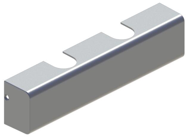 Hager 5202ALM Full Plastic Cover for 5200 Serie Aluminum Finish.