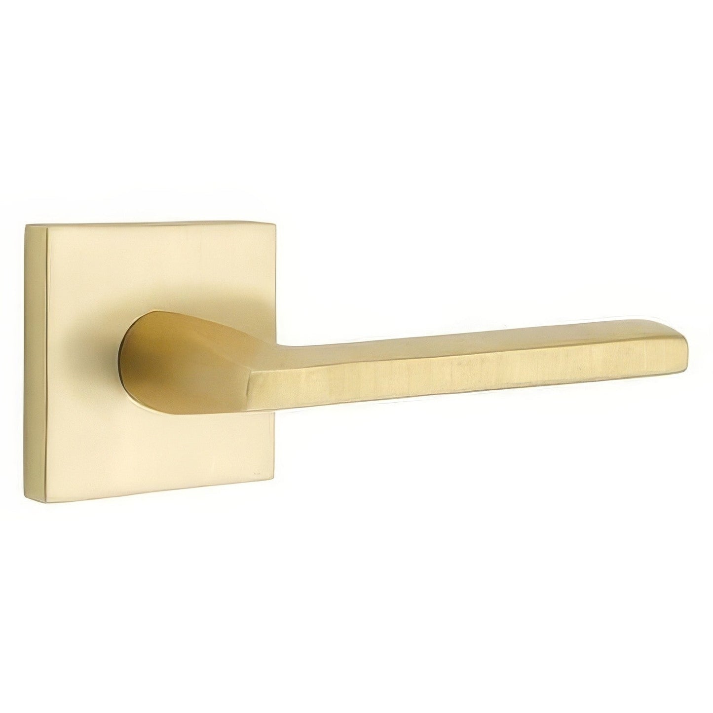 Emtek 5210HLOUSLH Helios Lever Left Hand Privacy With Square Rose