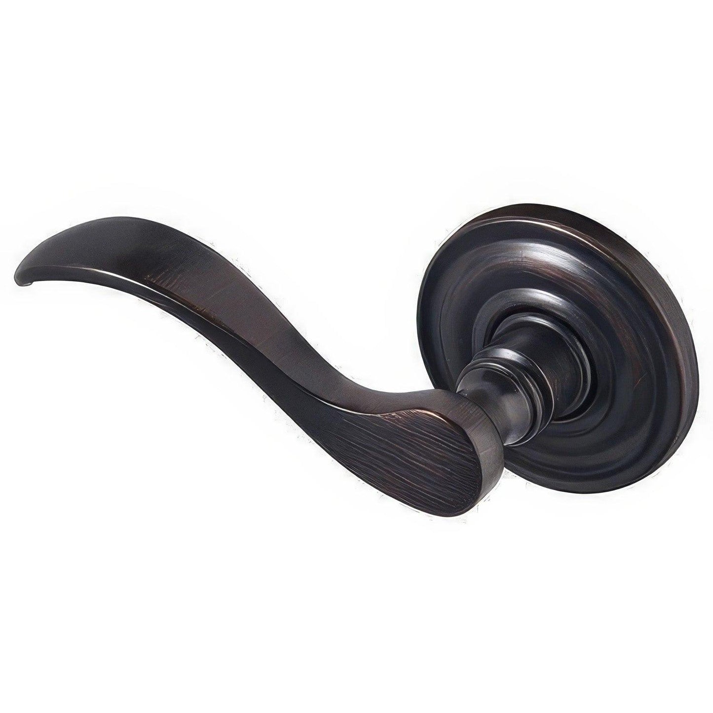Baldwin 5455V.LDM Wave Left Hand Half Dummy Door Lever