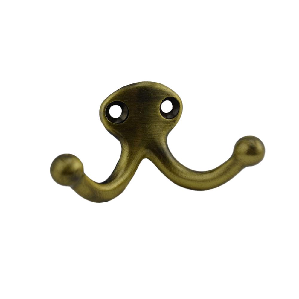 Ives 582A10 Aluminum Double Wardrobe Hook Satin Bronze Finish.