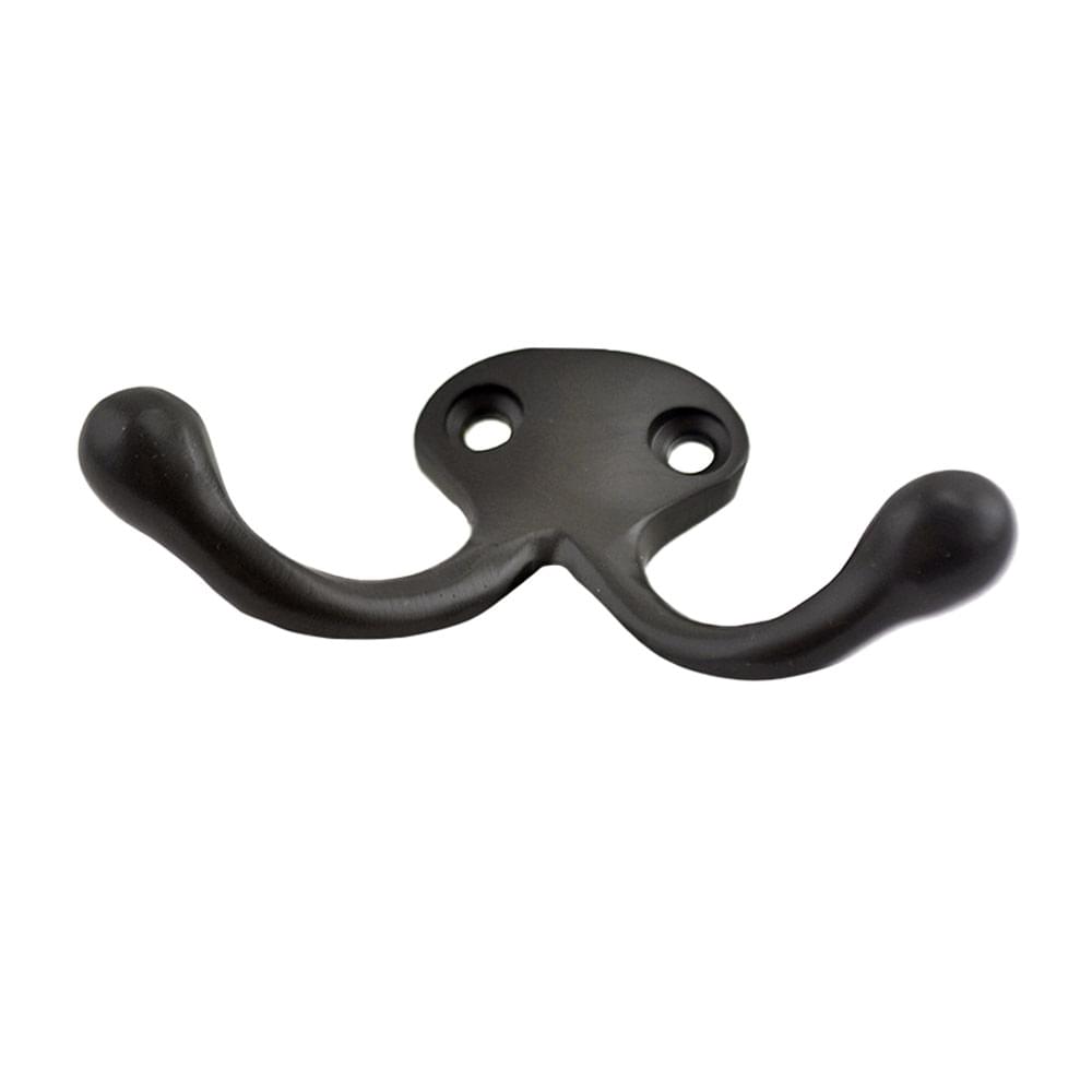 Ives 582B10B Solid Brass Double Wardrobe Hook Oil Rubbed Bronze Finish.