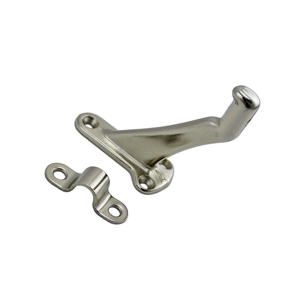 Ives 59A14 Aluminum Handrail Bracket Bright Nickel Finish.