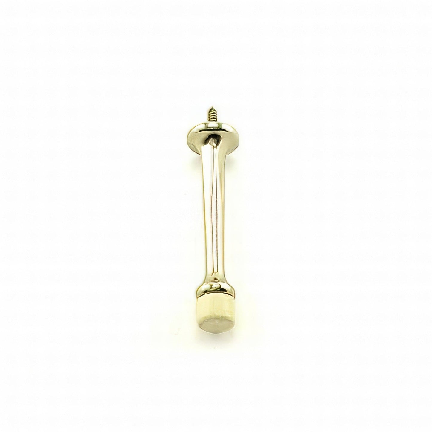 Ives 60A 3-3/4" Projection Aluminum Rigid Baseboard Door Stop 1" Base Diameter.