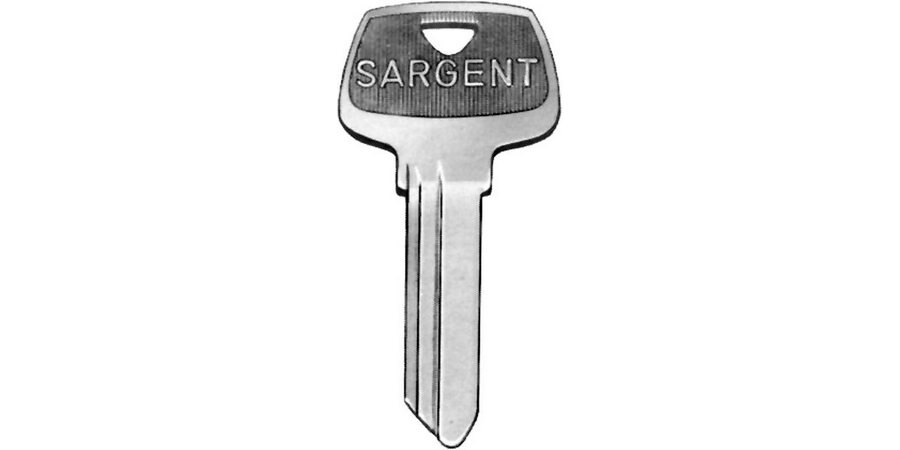 Sargent 6275RK 6 Pin Key Blank with RK Keyway.