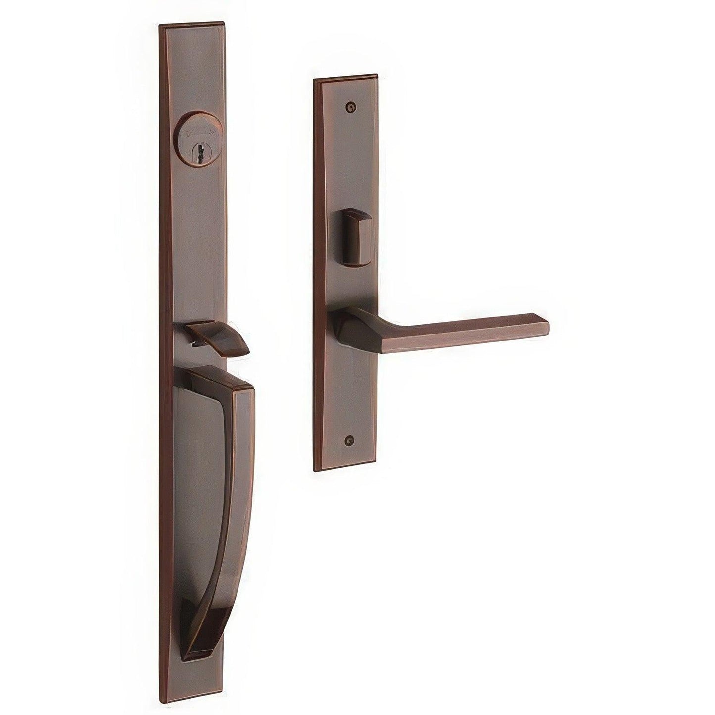 Baldwin 6966.RENT Lakeshore Right Hand Single Cylinder Mortise Handleset Trim Set.