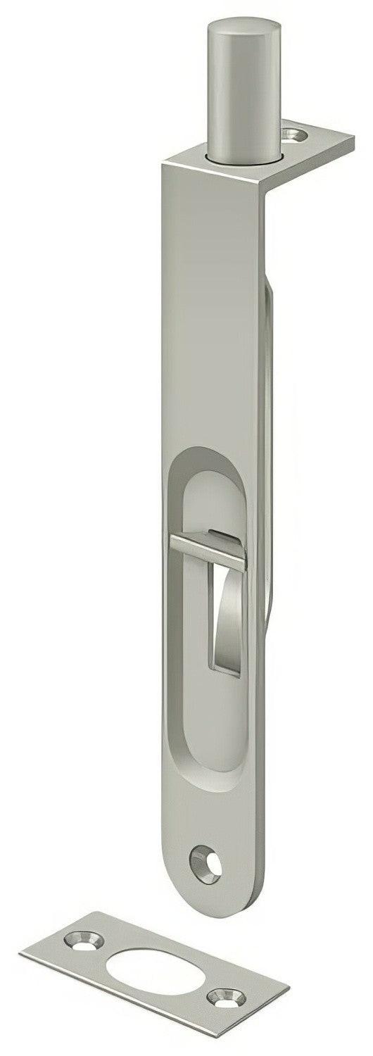 Deltana 6FBR 6" Round Edge HD Flush Bolt.