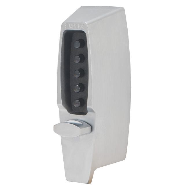 Kaba Simplex 710226D Pushbutton Auxiliary Lock Thumbturn Deadbolt