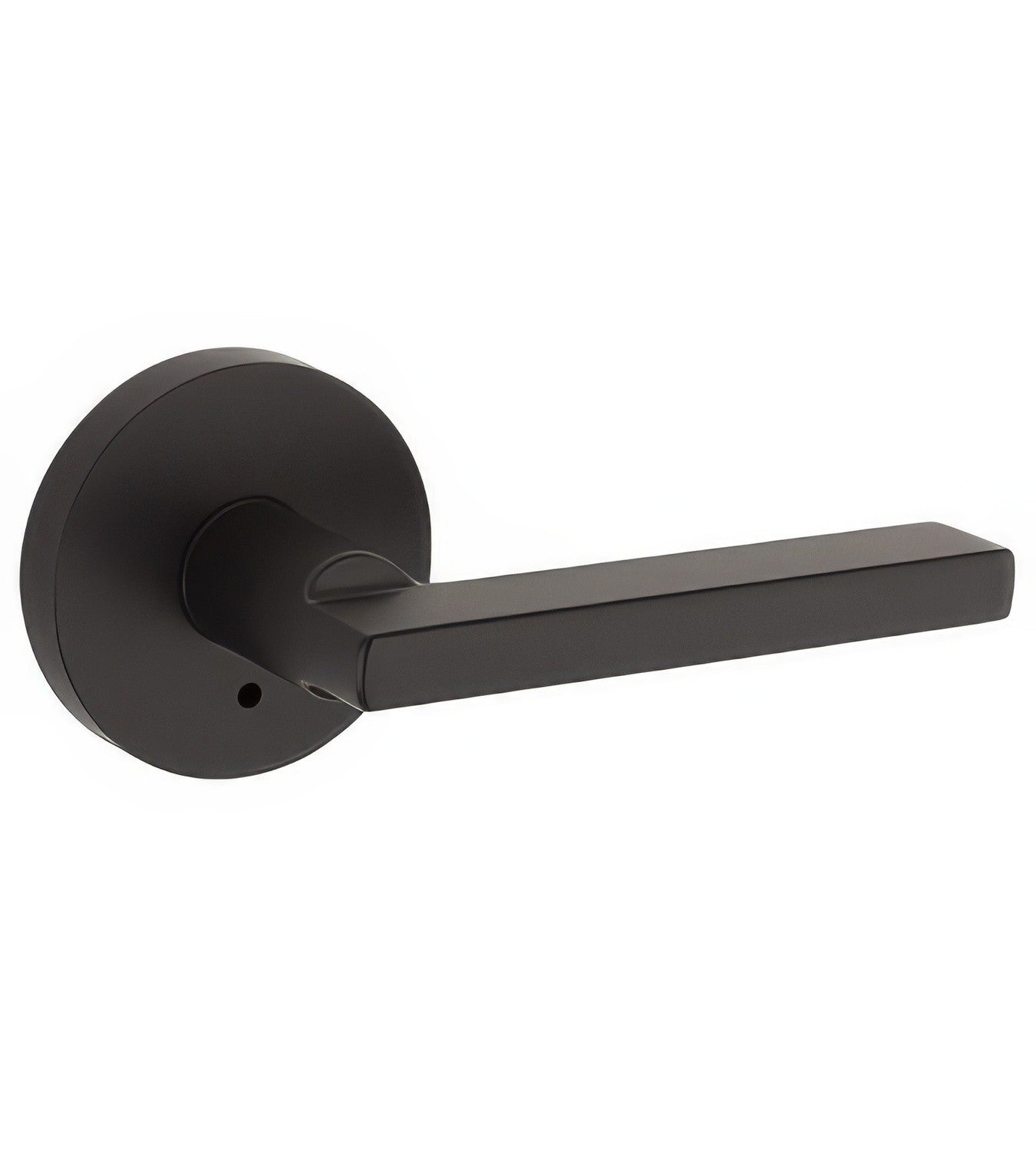 Kwikset 155HFLRDT Halifax Privacy Door Lever Set with Round Rosette.