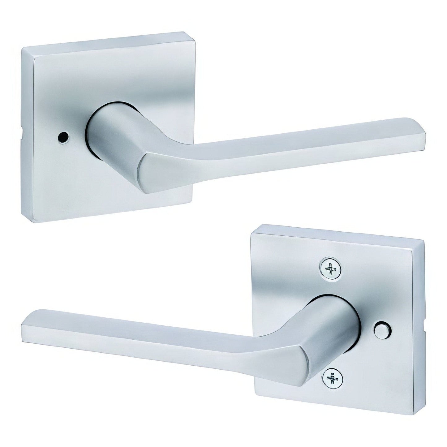 Kwikset 730LSLSQT Lisbon Privacy Door Lever with Square Rose