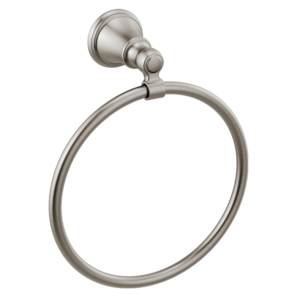 Delta 73246SS Woodhurst Towel Ring Satin Stainless Steel Finish.