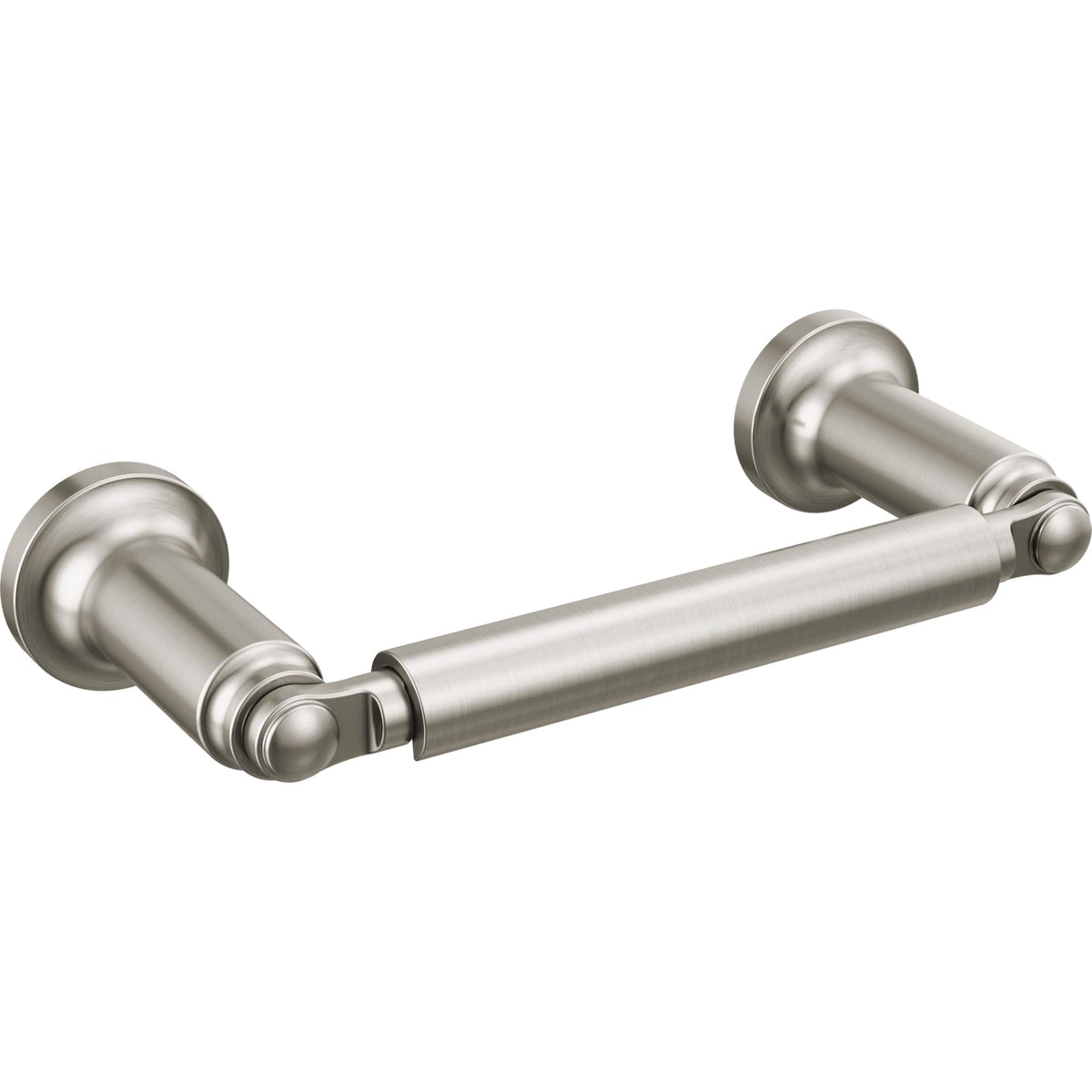 Delta 73550SS Saylor Pivoting Toilet Paper Holder Satin Stainless Steel Finish.