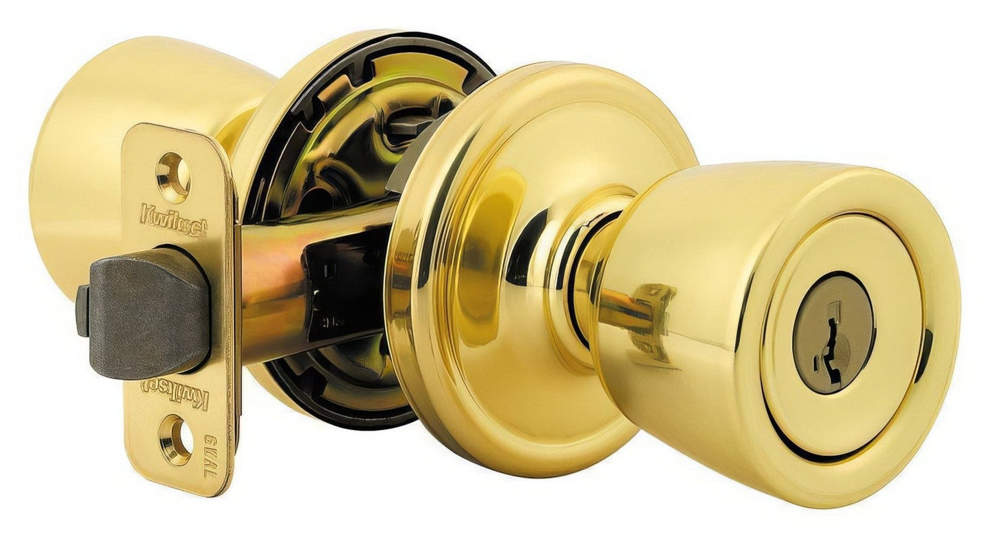 Kwikset 740A-S Abbey Single Cylinder Keyed Entry Knob