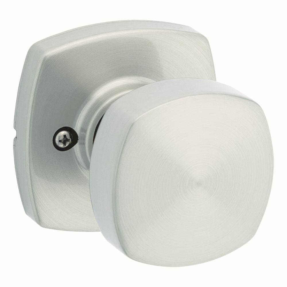 Kwikset 788AYKMDT-15 Arroyo Knob with Midtown Rose Half Dummy Satin Nickel Finish.