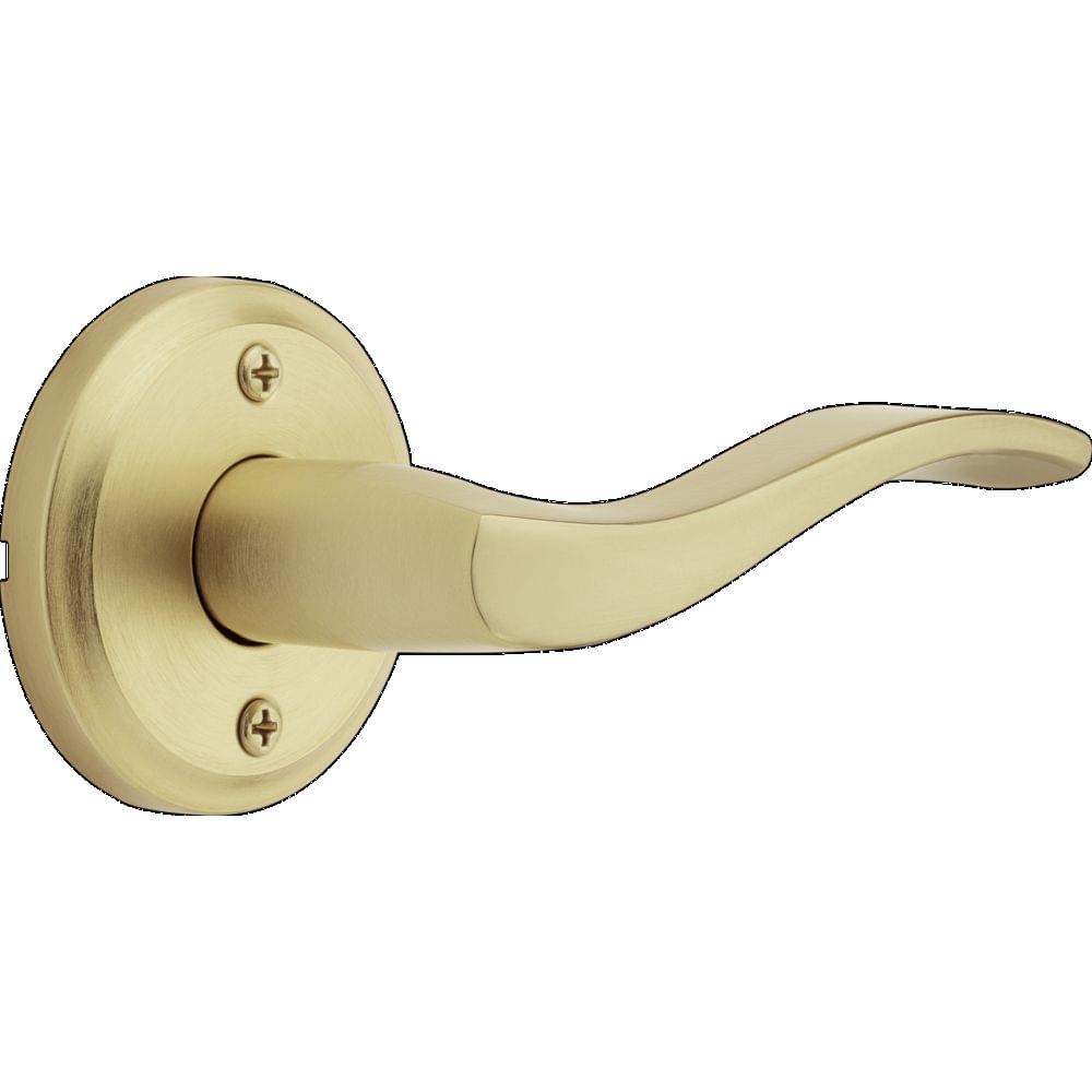 Kwikset 788SELRH-4 Right Hand Sedona Lever Half Dummy Satin Brass Finish.