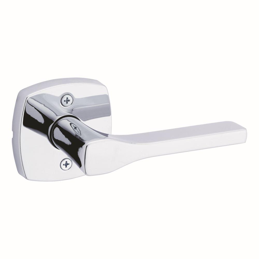 Kwikset 788TPLMDT-26 Tripoli Lever with Midtown Rose Half Dummy Bright Chrome Finish.