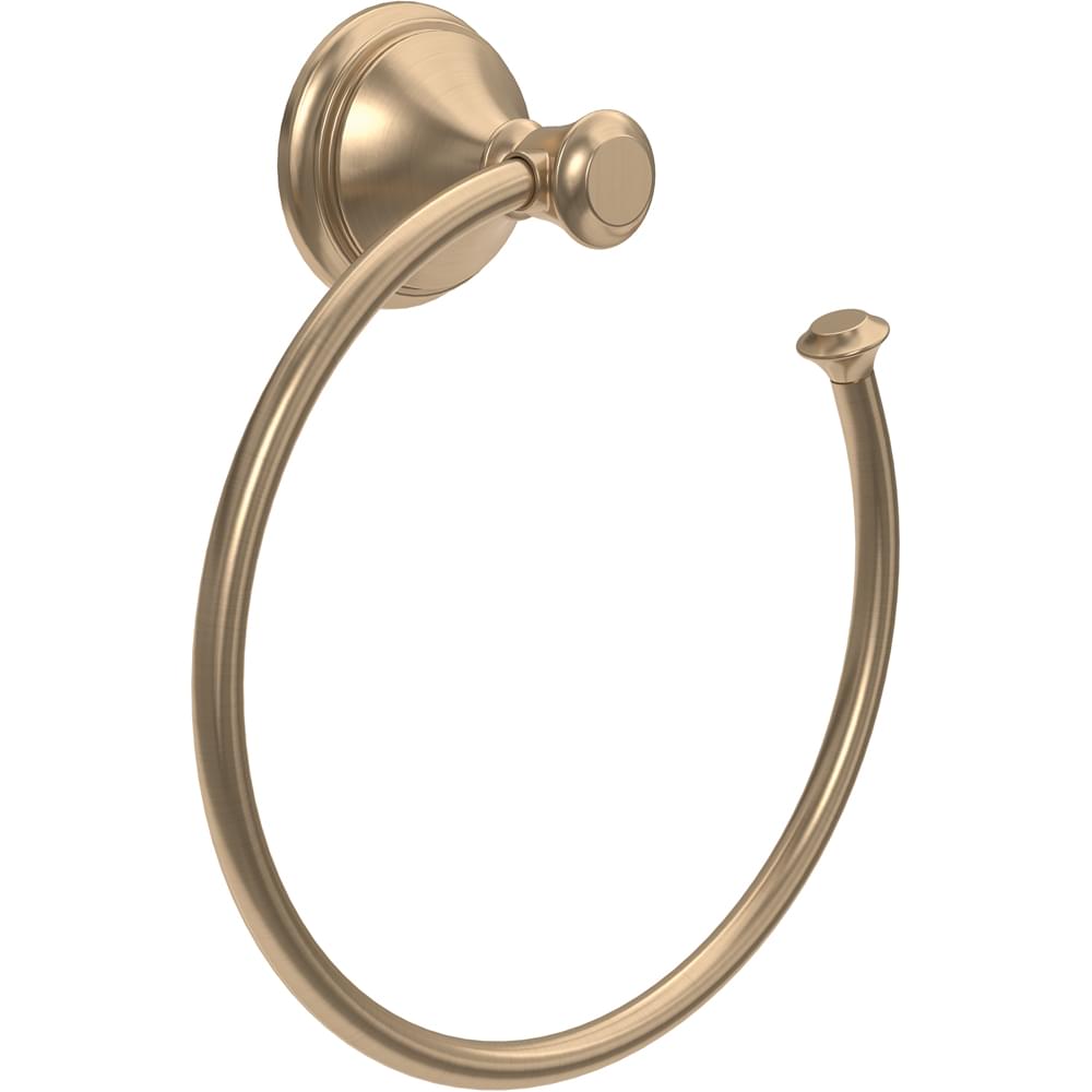 Delta 79746CZ Cassidy Towel Ring Champagne Bronze Finish.