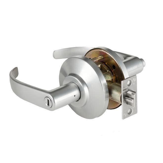 Best Access 7KC30L14DS3626 7K Series 2-3/4" Backset Privacy 14 Lever and D Rose ANSI Strike